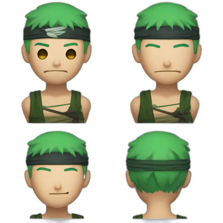 Roronoa zoro emoji