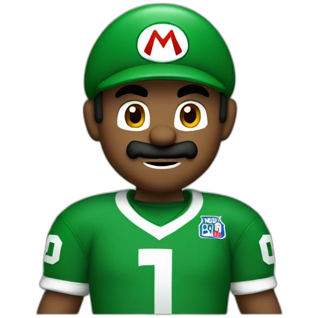 mario-wearing-a-jets-jersey emoji