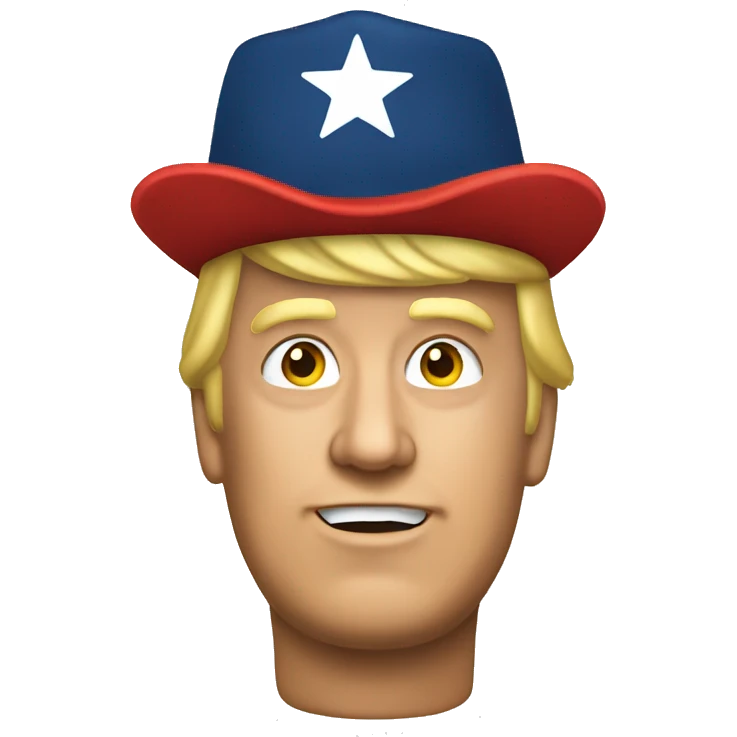 Trump hat emoji