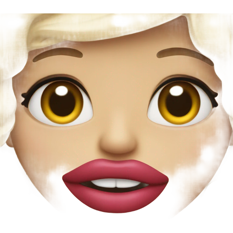Big lips emoji