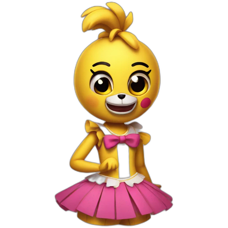 toy chica from fnaf emoji
