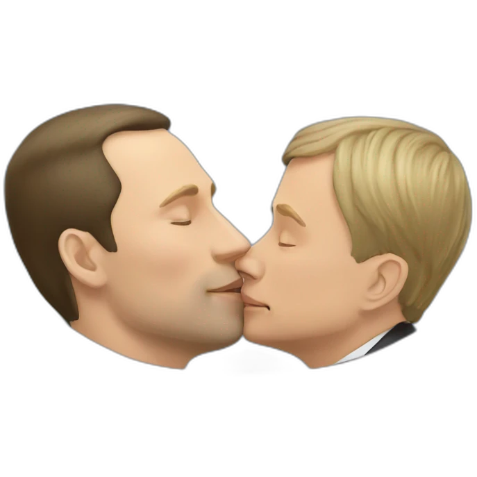 zelensky-kissing-putin emoji
