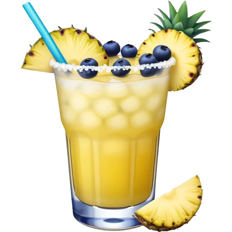 Pineapple Blueberry Margarita emoji