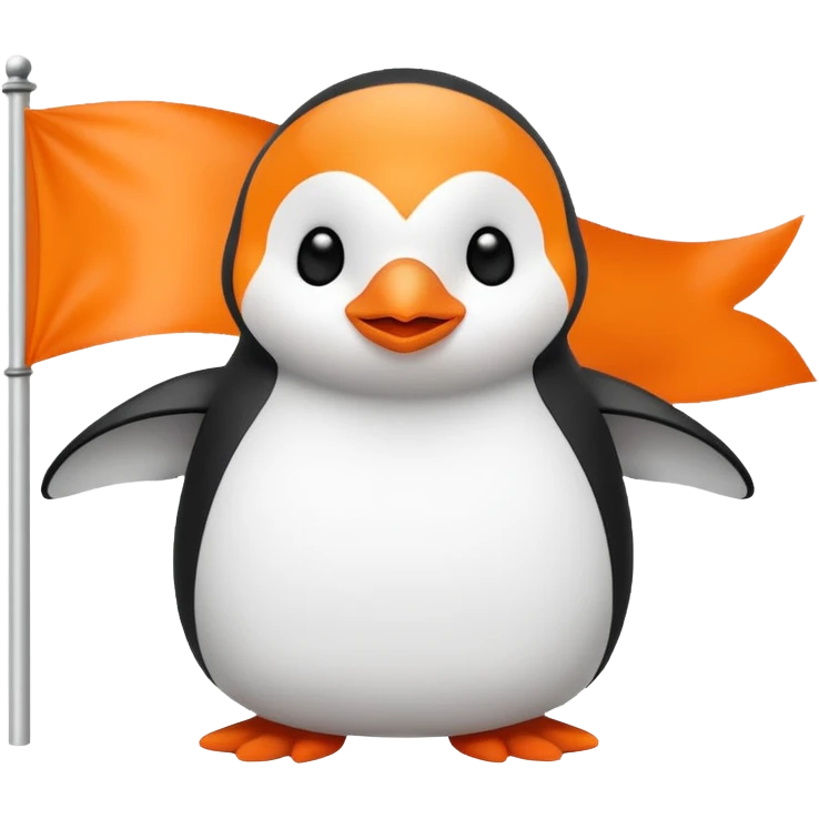Colorful banner that says 'Bind is Life!!!', in bright orange, and on top of the banner a winking little white happy penguin emoji