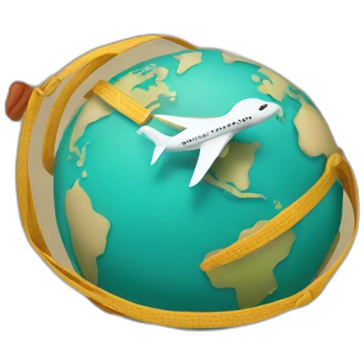 traveling the globe emoji