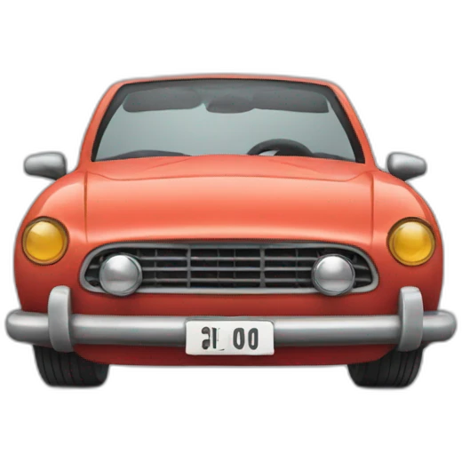 Chat dans voiture emoji