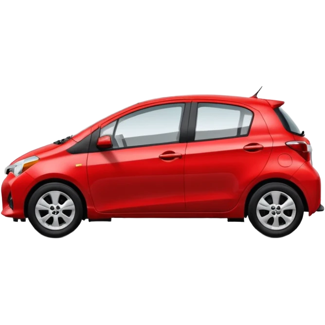 RED TOYOTA YARIS emoji
