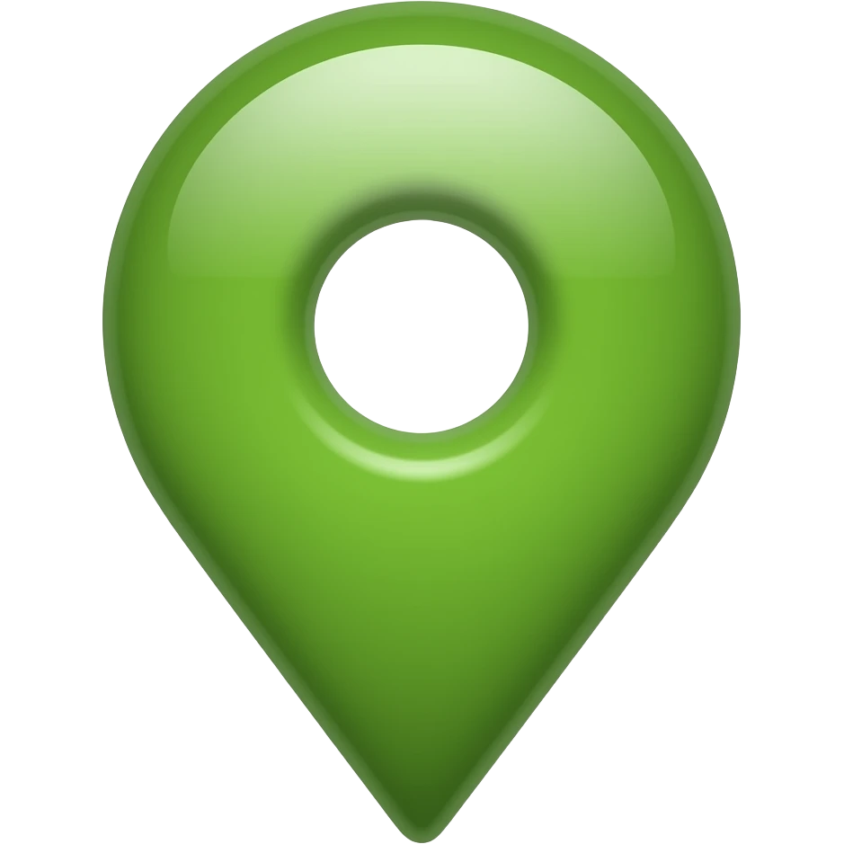 green pin emoji