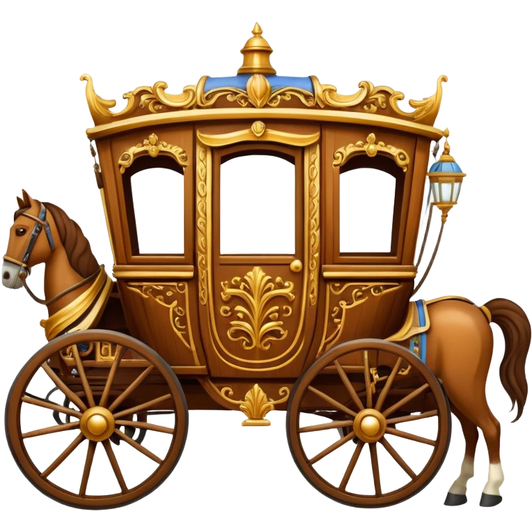 huge-horse-drawn-fancy-french-stagecoach-caravan emoji