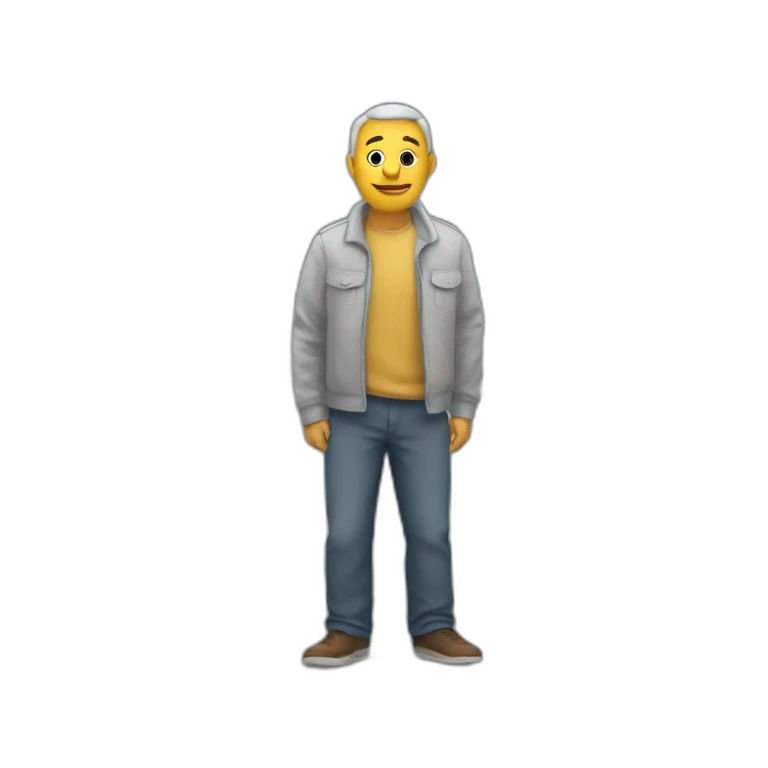 Un homme qui fait la poussière emoji