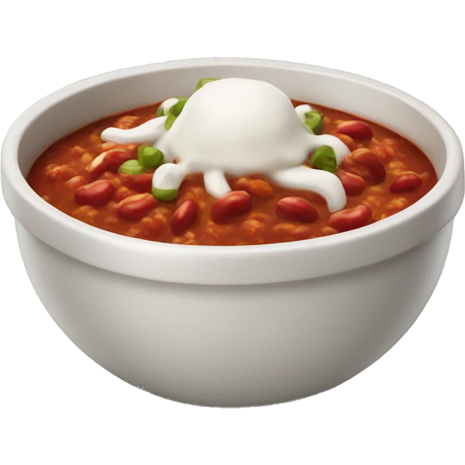 A yummy bowl of chili  emoji