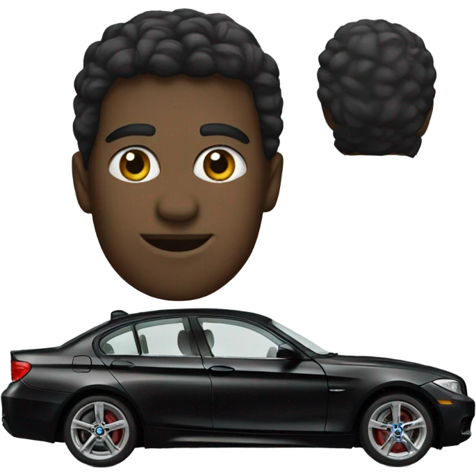 Black bmw jeap emoji