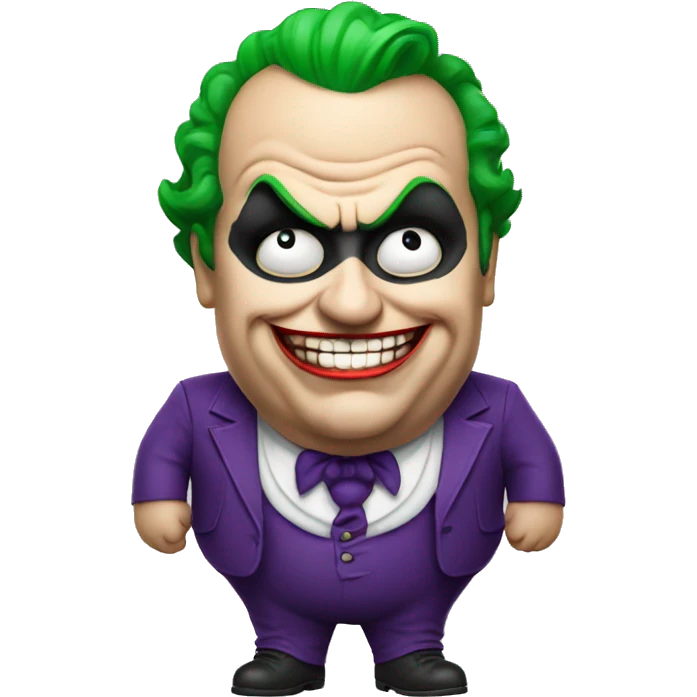 Fat joker from batman emoji