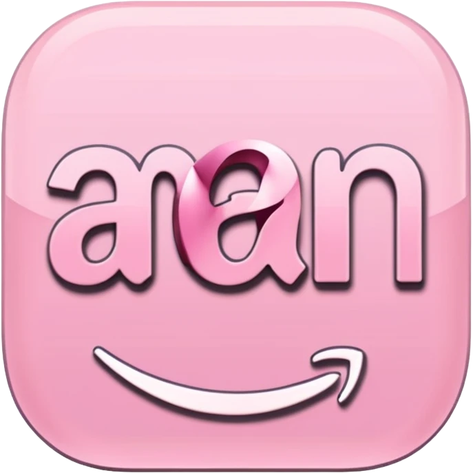 amazon prime video aesthetic logo in pastel pink emoji