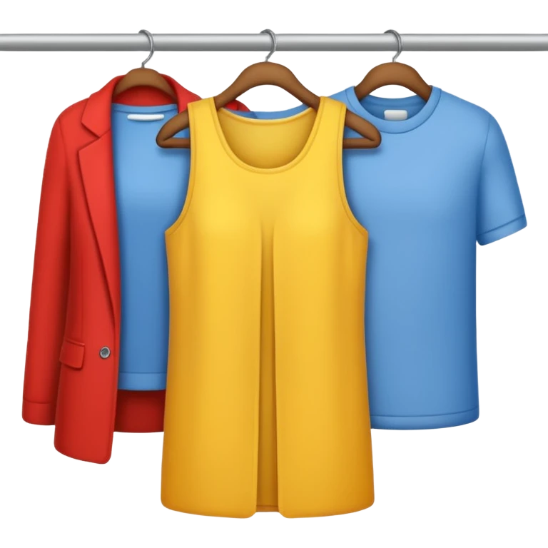 trying on clothes emoji