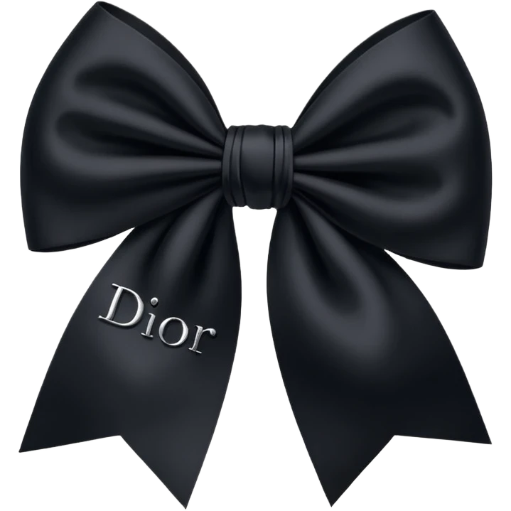 Bow with Dior on it emoji