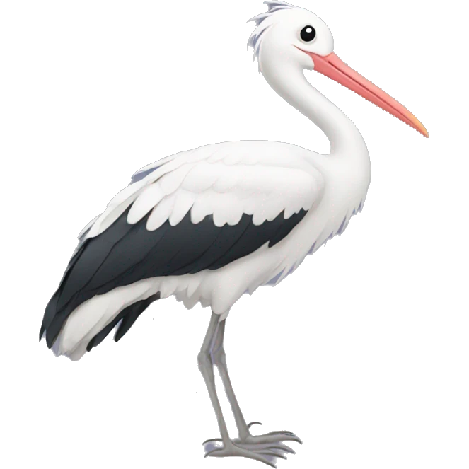 Stork  emoji