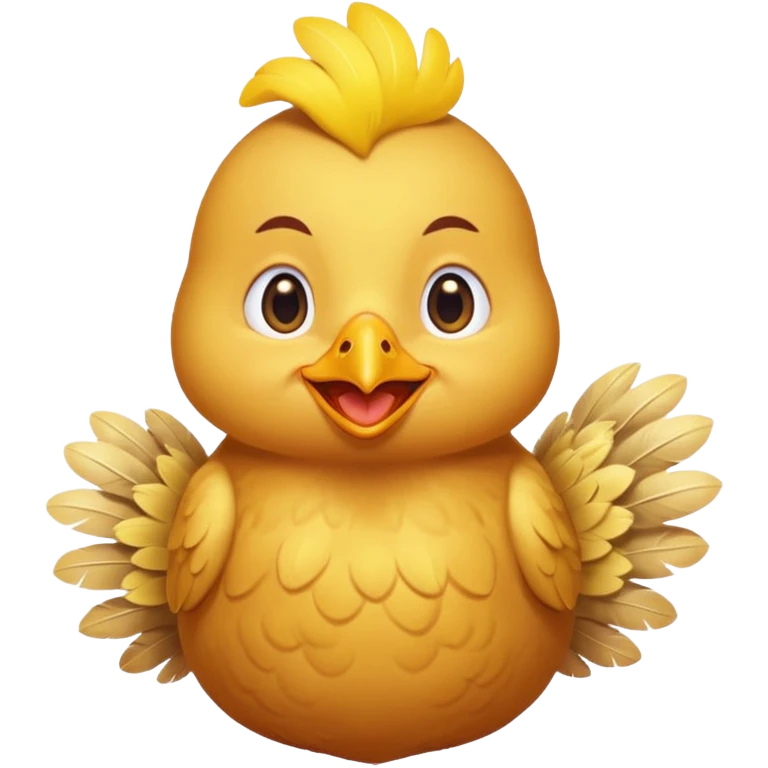 Little chicken that is waking up sole random grandma emoji