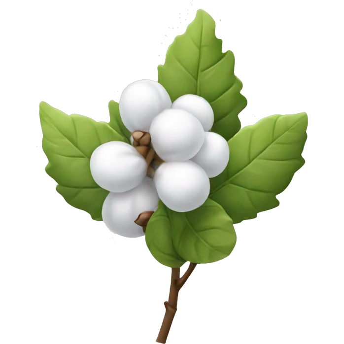 cotton sprig emoji