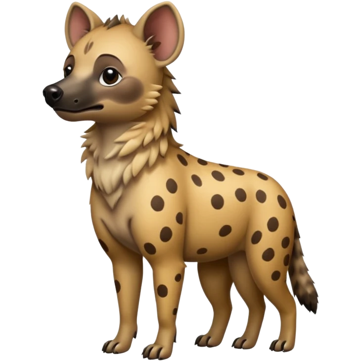 spoted animal hyena emoji
