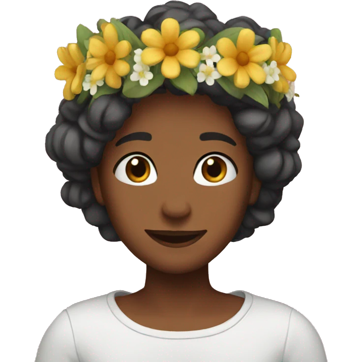 Flower crown  emoji