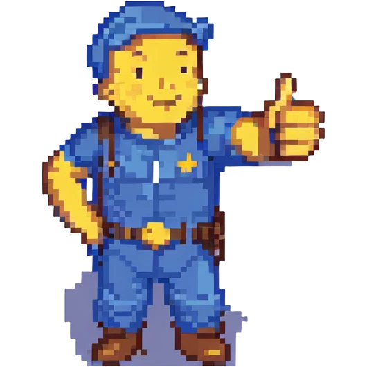 Vault Boy from Fallout giving a thumbs-up emoji