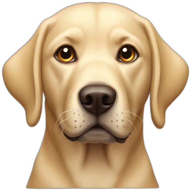 Perro labrador emoji