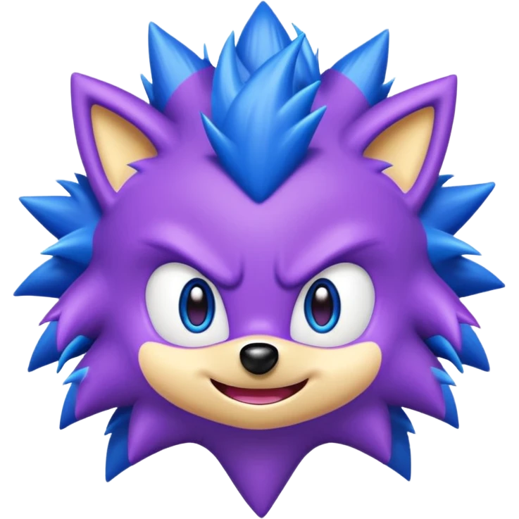 glitter purple sonic emoji