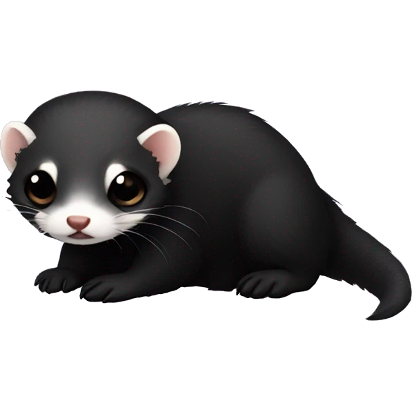 goth ferret emoji