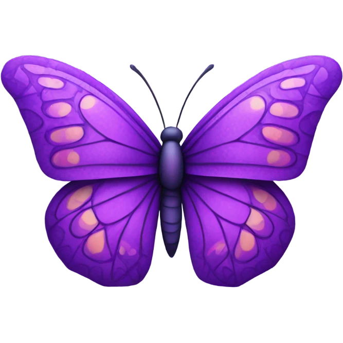 purple butterfly  emoji