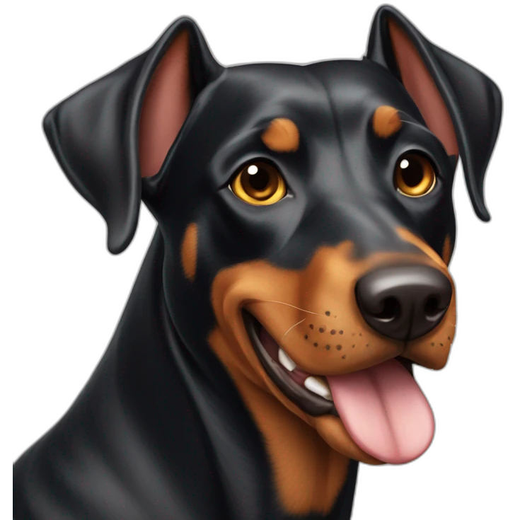 Doberdore dog emoji