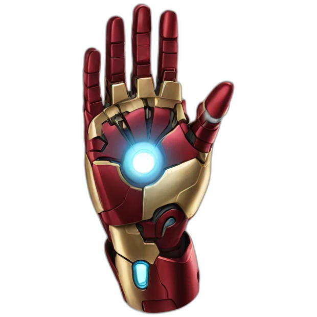 iron man hand emoji