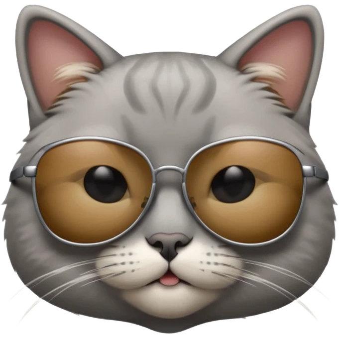 Cat wearing sunglasses emoji