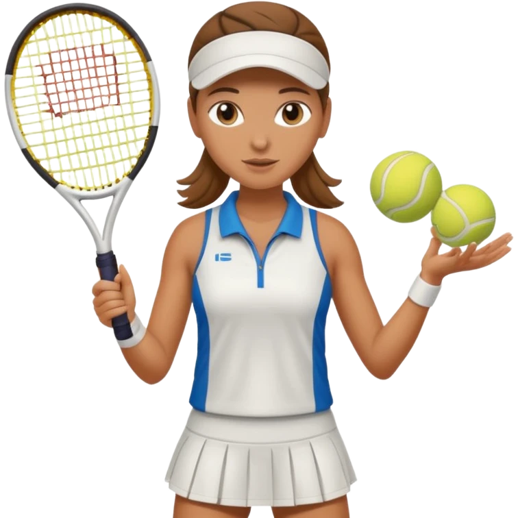 female tennis player emoji