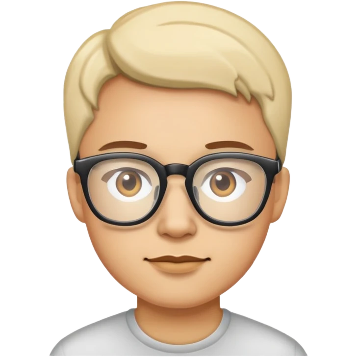 Disblito con lentes emoji