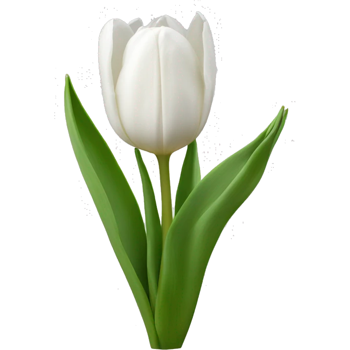 White tulips  emoji