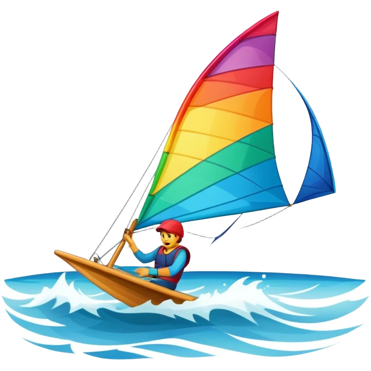 Kite sailing emoji
