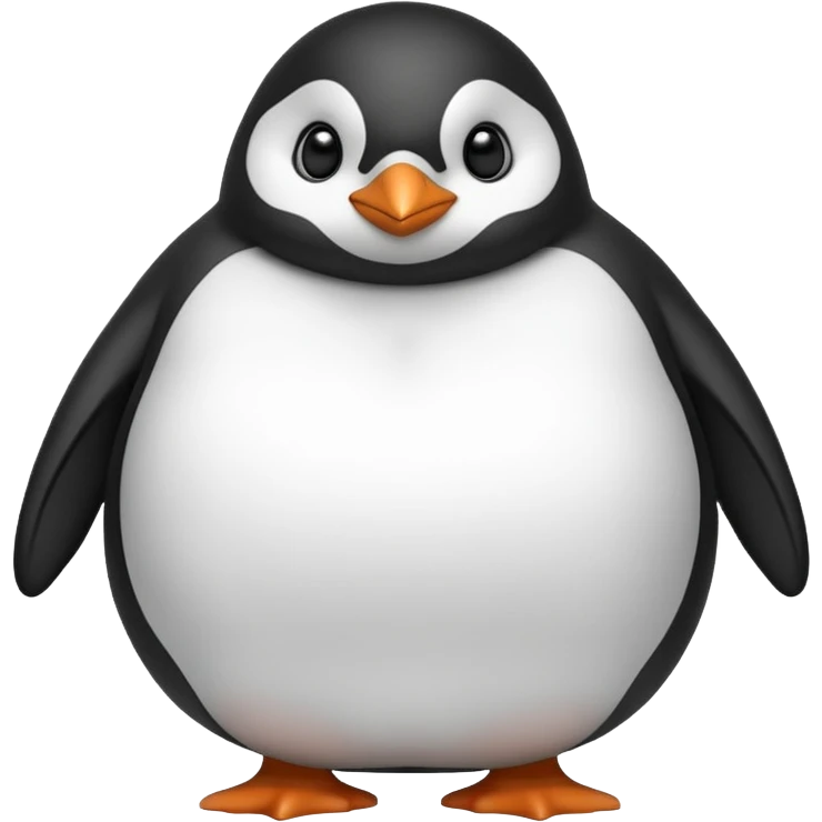 Fat penguin emoji