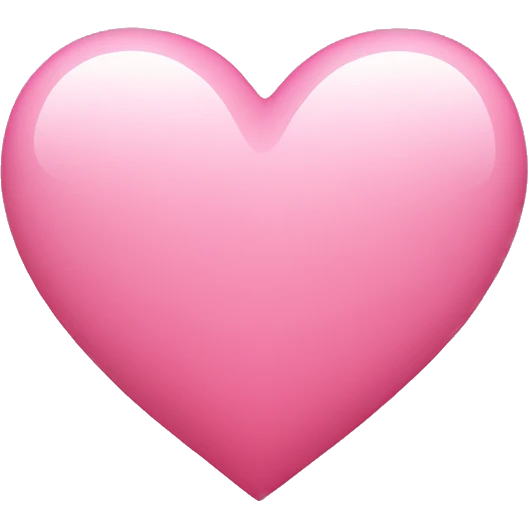 Pink heart emoji
