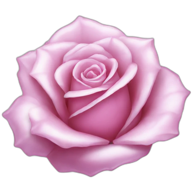 Clear crystal rose emoji