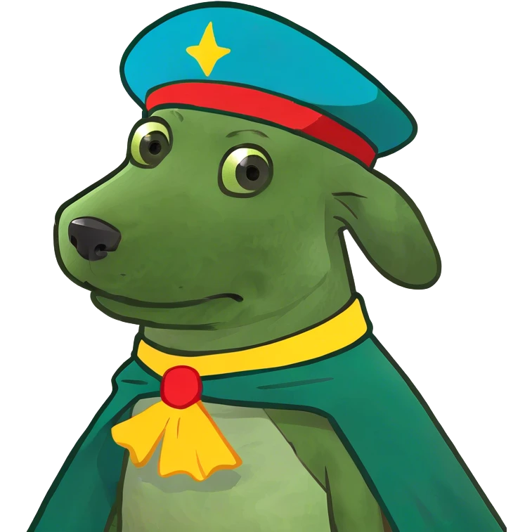 Dog wearing a costume  emoji