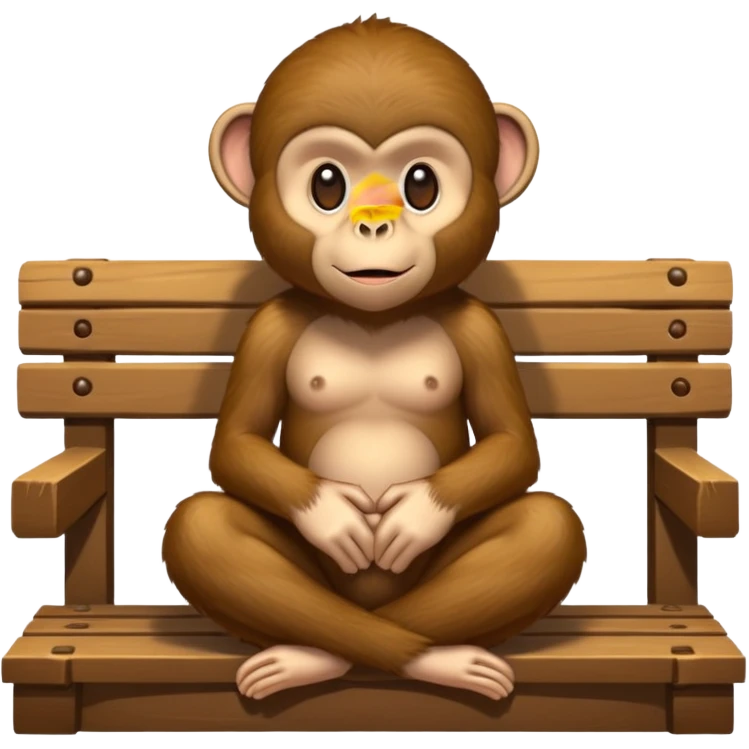 Monkey on a porch  emoji