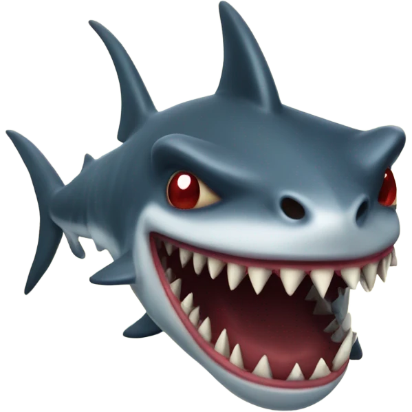 Krampus shark emoji
