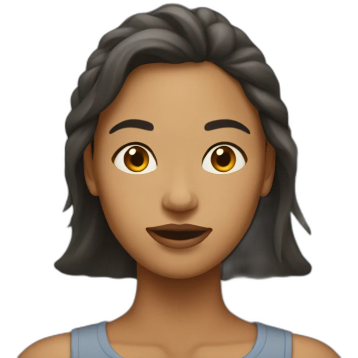 Women en voyant son corps emoji