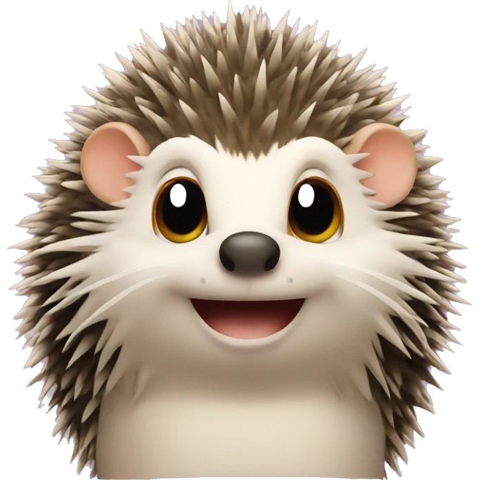 hedgehog saluting emoji