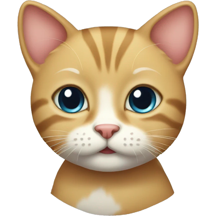 A cute cat emoji emoji