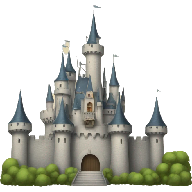 simple castle alike Disney  emoji