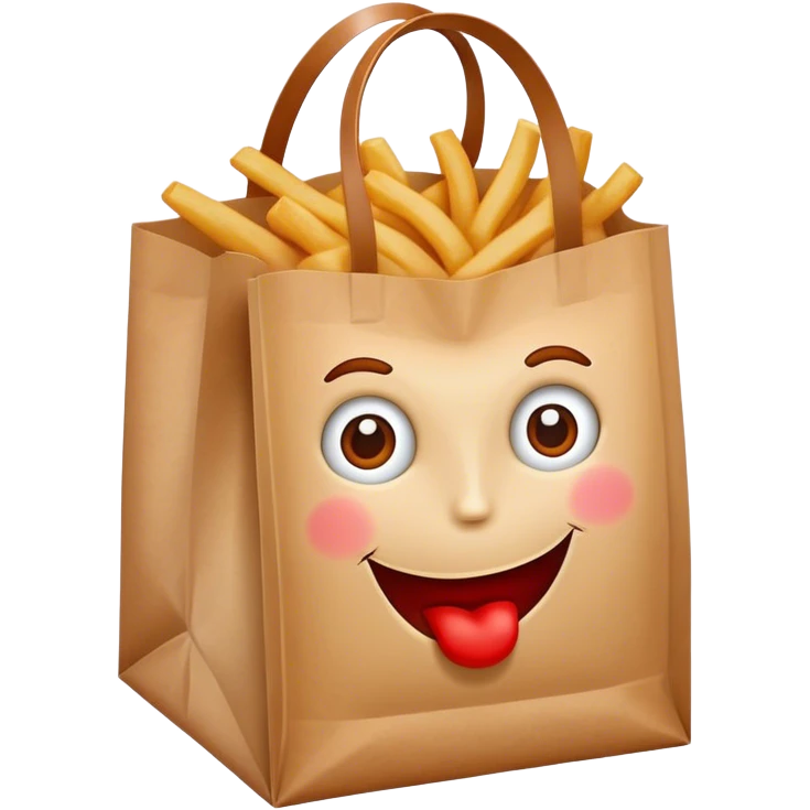 wendy’s fast food bag emoji