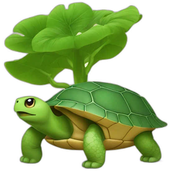 Chat sur tortue emoji