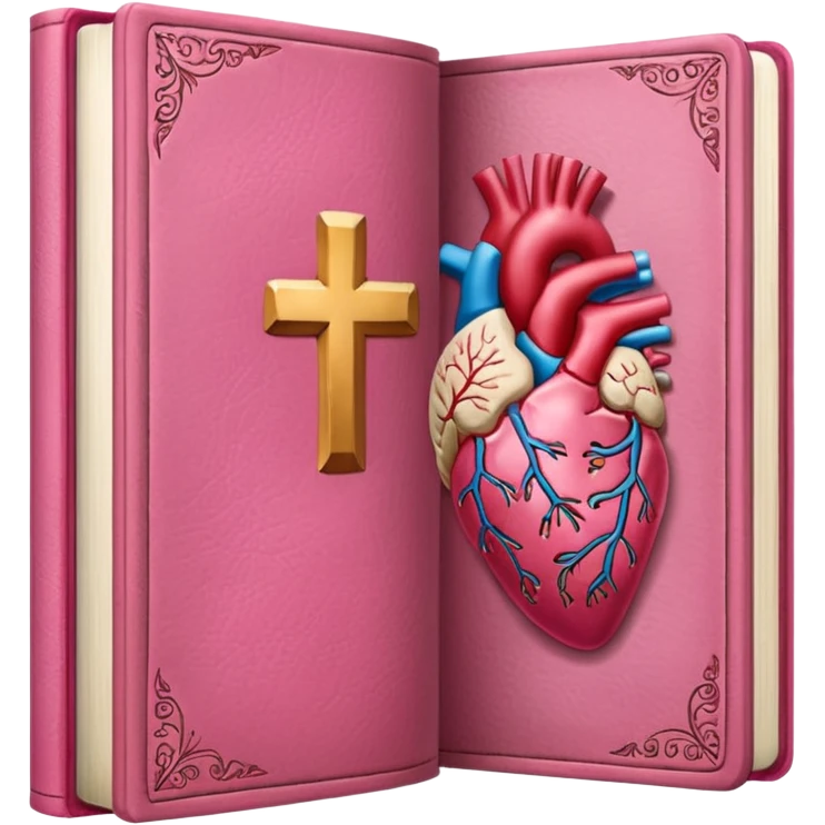 pink anatomy books emoji